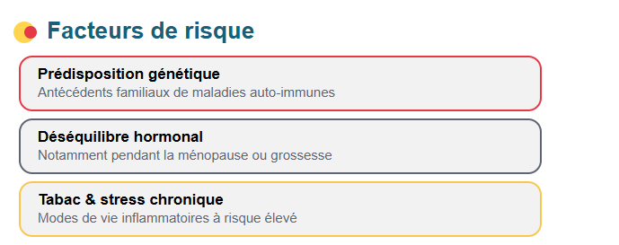 Facteurs de risque de la polyarthrite : génétique, hormones, stress